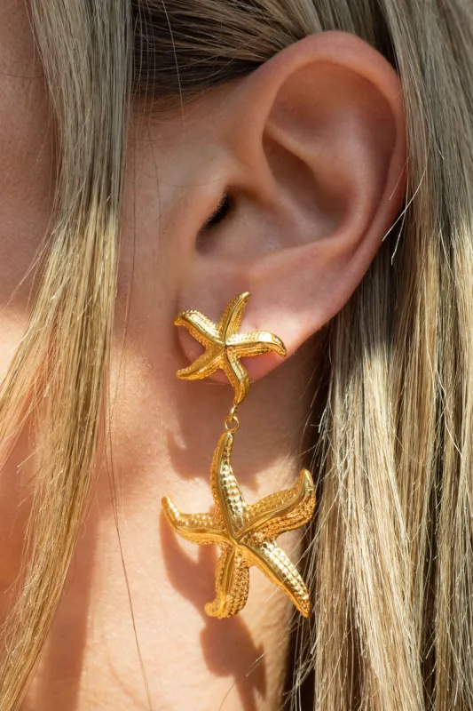 Starfish Earrings | Large sold by Grey Bandit