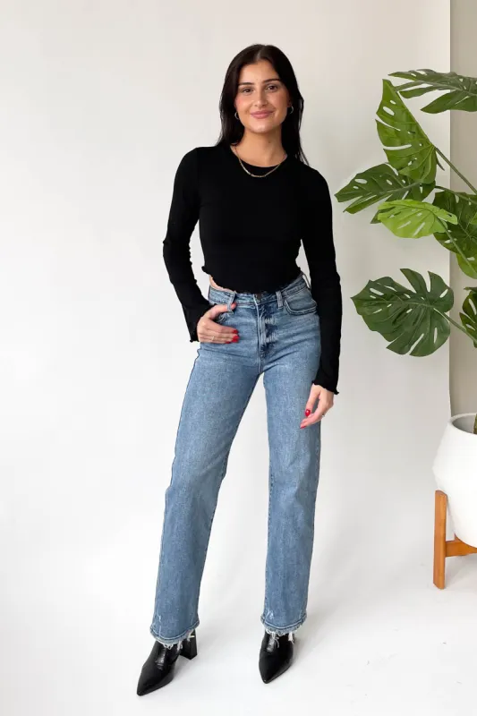 Stefanie Jeans in Medium Denim sold by Grey Bandit