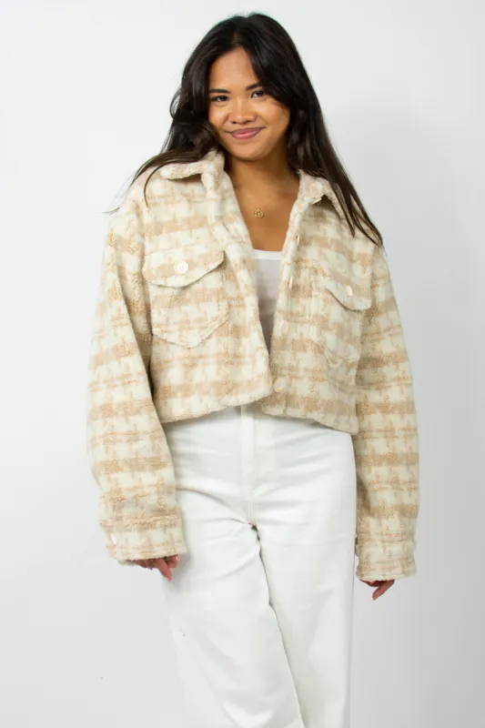 Melrose Jacket in Taupe sold by Grey Bandit