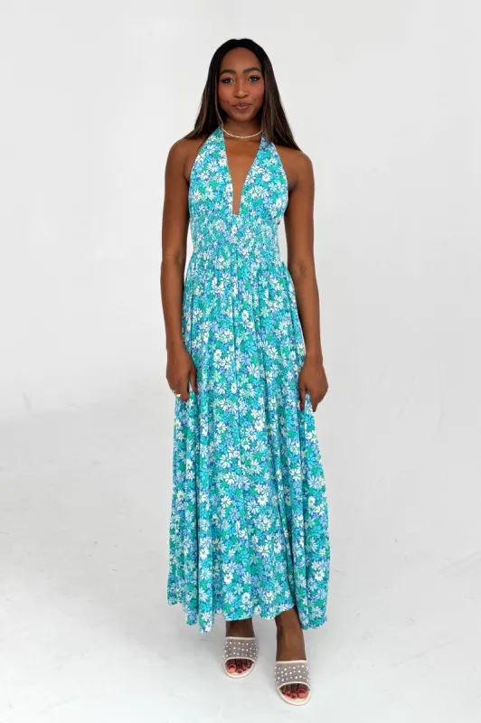 Southampton Dress in Blue sold by Grey Bandit