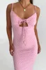 Never Settle Dress in Pink sold by Grey Bandit