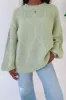 Logan Oversized Sweater in Sage sold by Grey Bandit