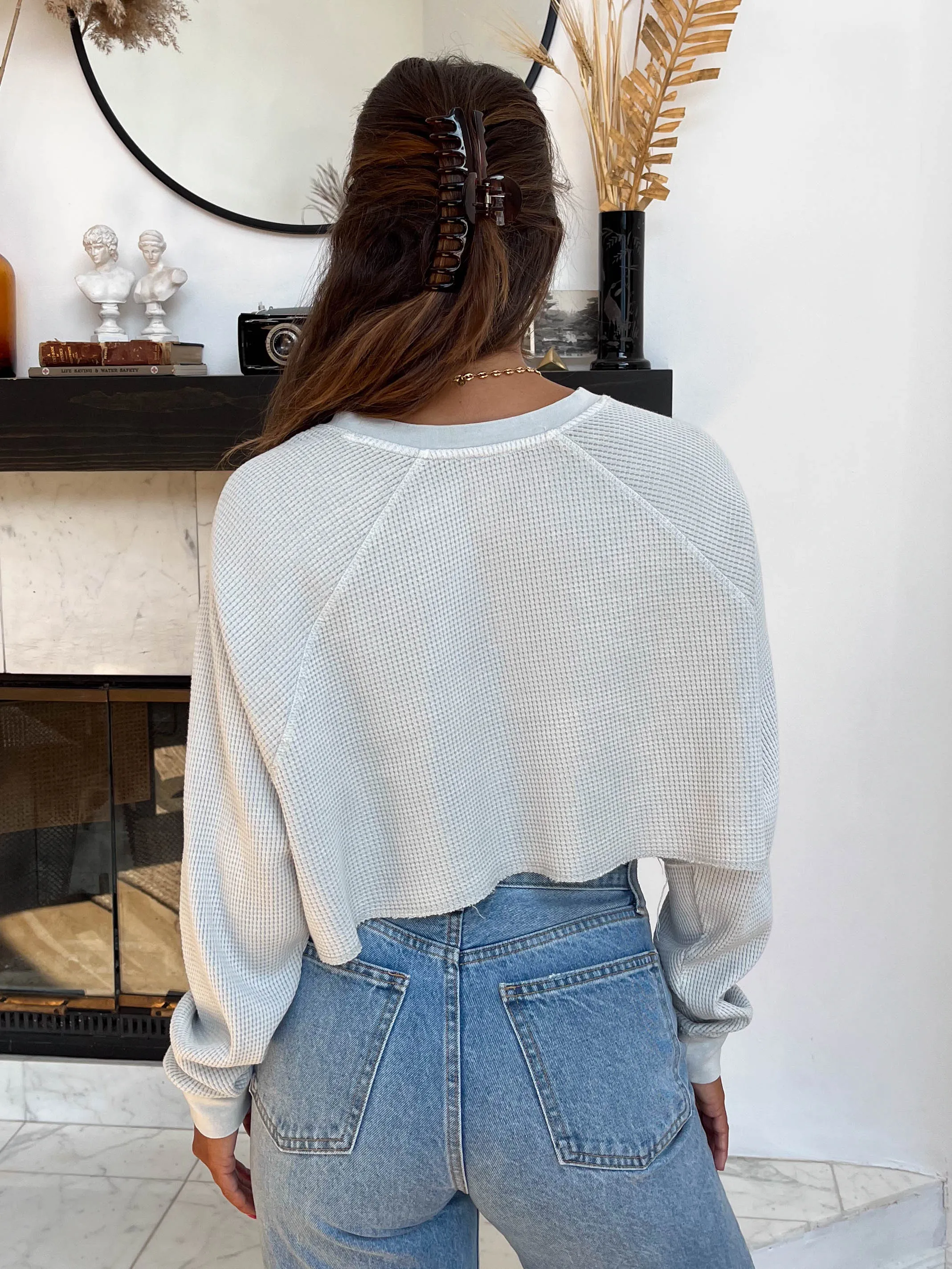 Claire Long Sleeve in Misty sold by Grey Bandit product image thumbnail 4