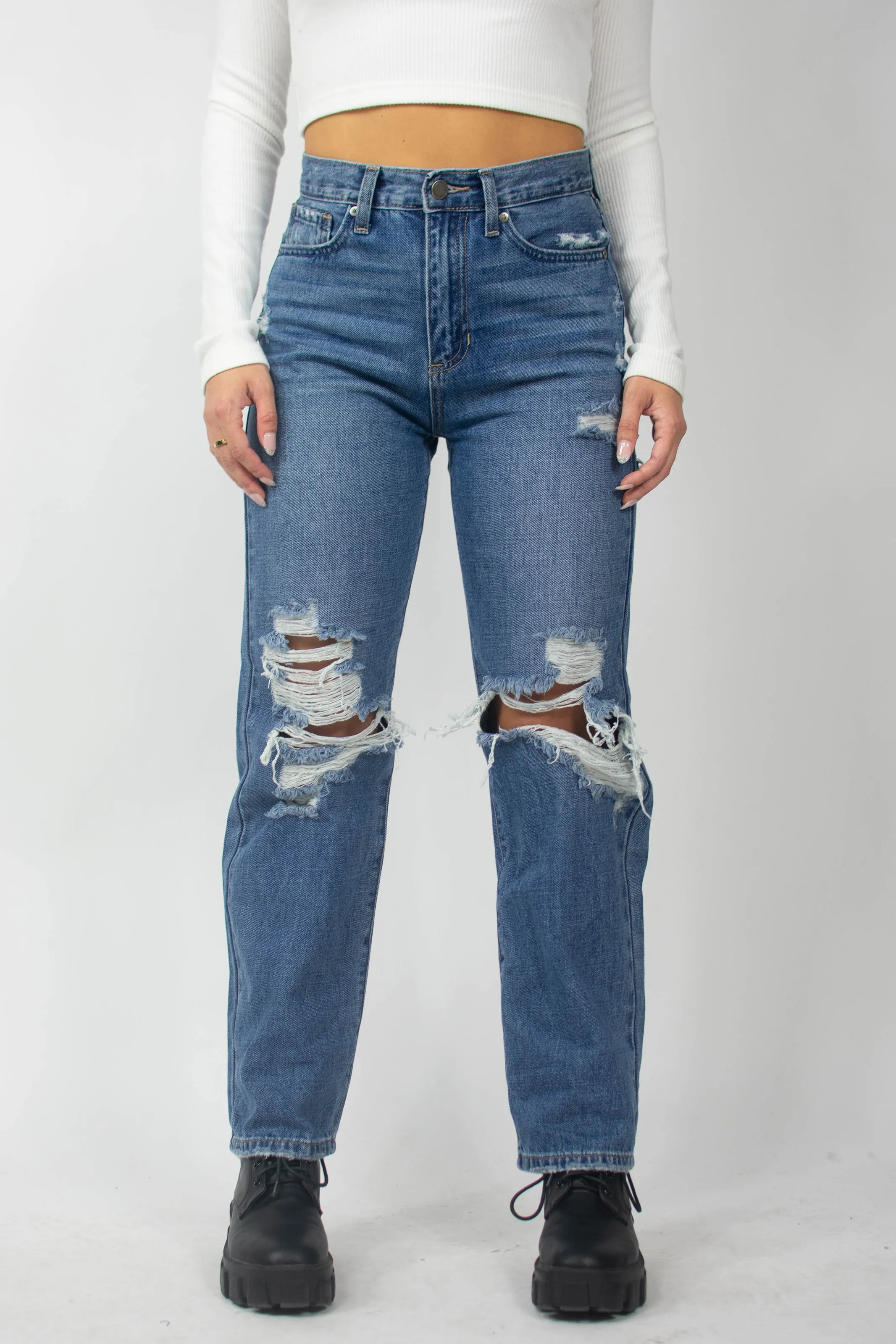 Highland Jeans in Dark Wash sold by Grey Bandit product image thumbnail 2