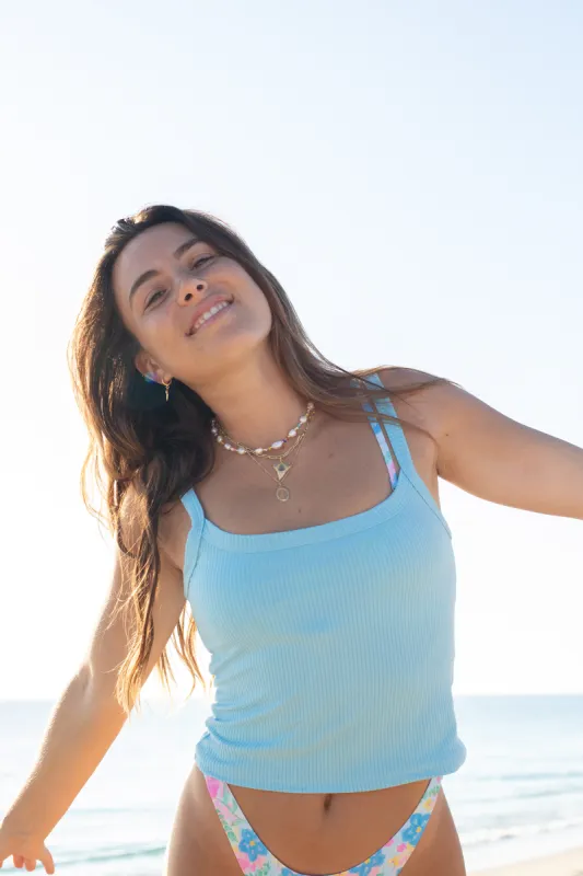 Ana's Blue Cami sold by Grey Bandit