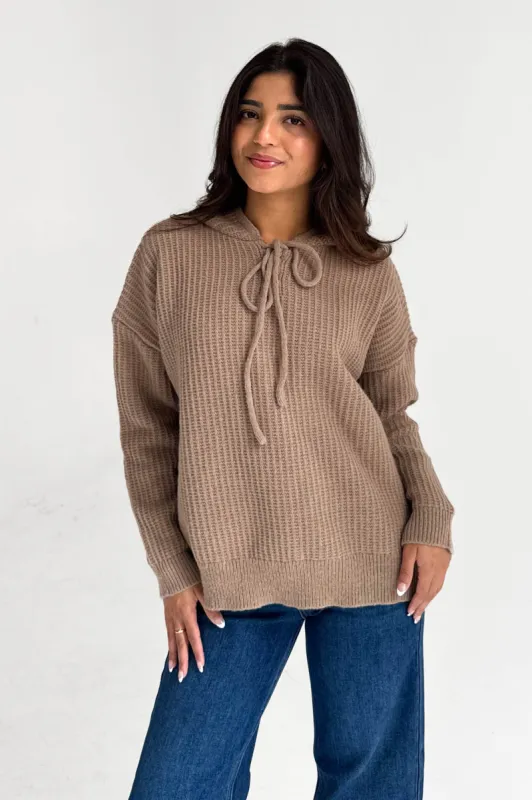 Skylar Sweater in Mocha sold by Grey Bandit