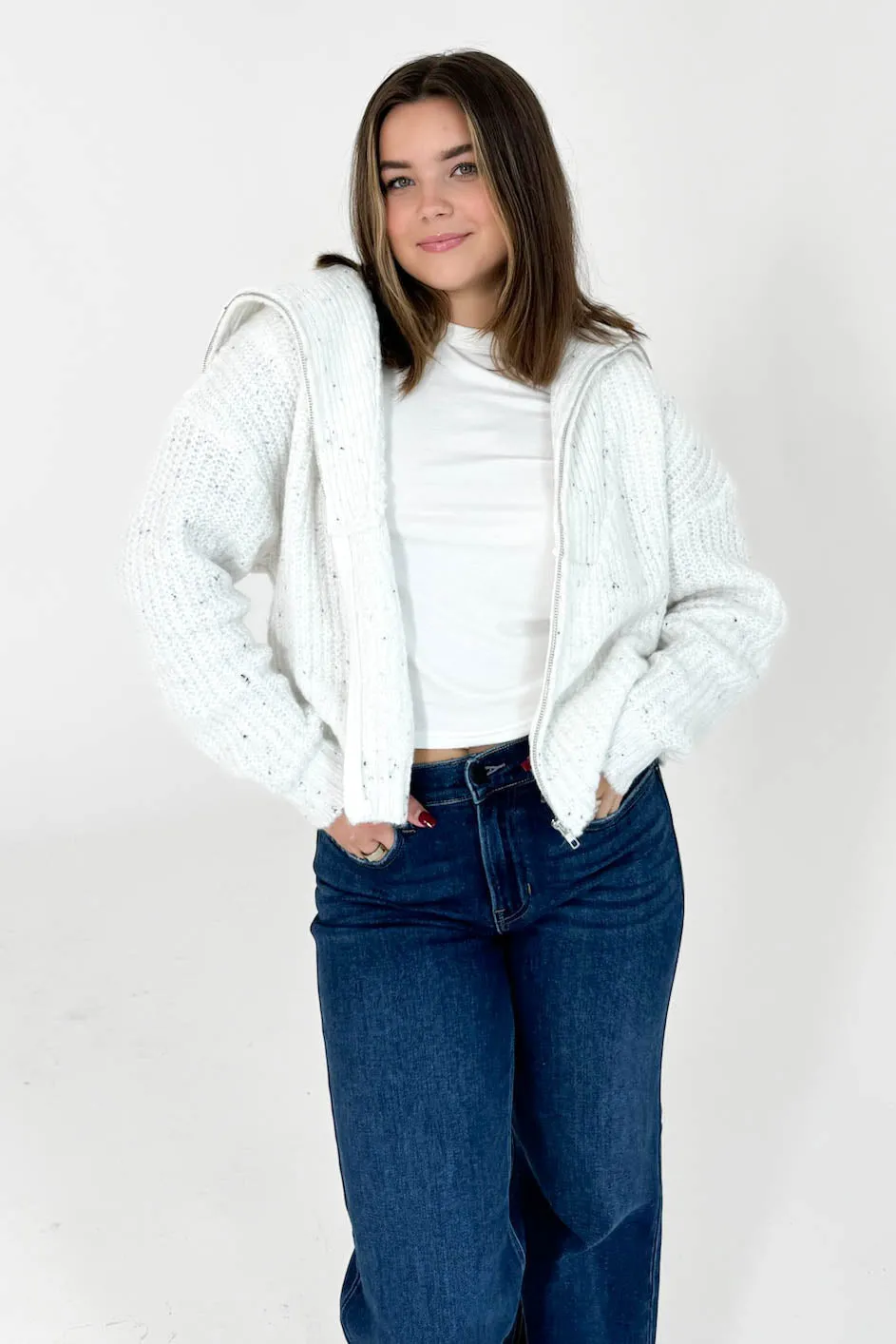 Taylor Zip Up Sweater sold by Grey Bandit