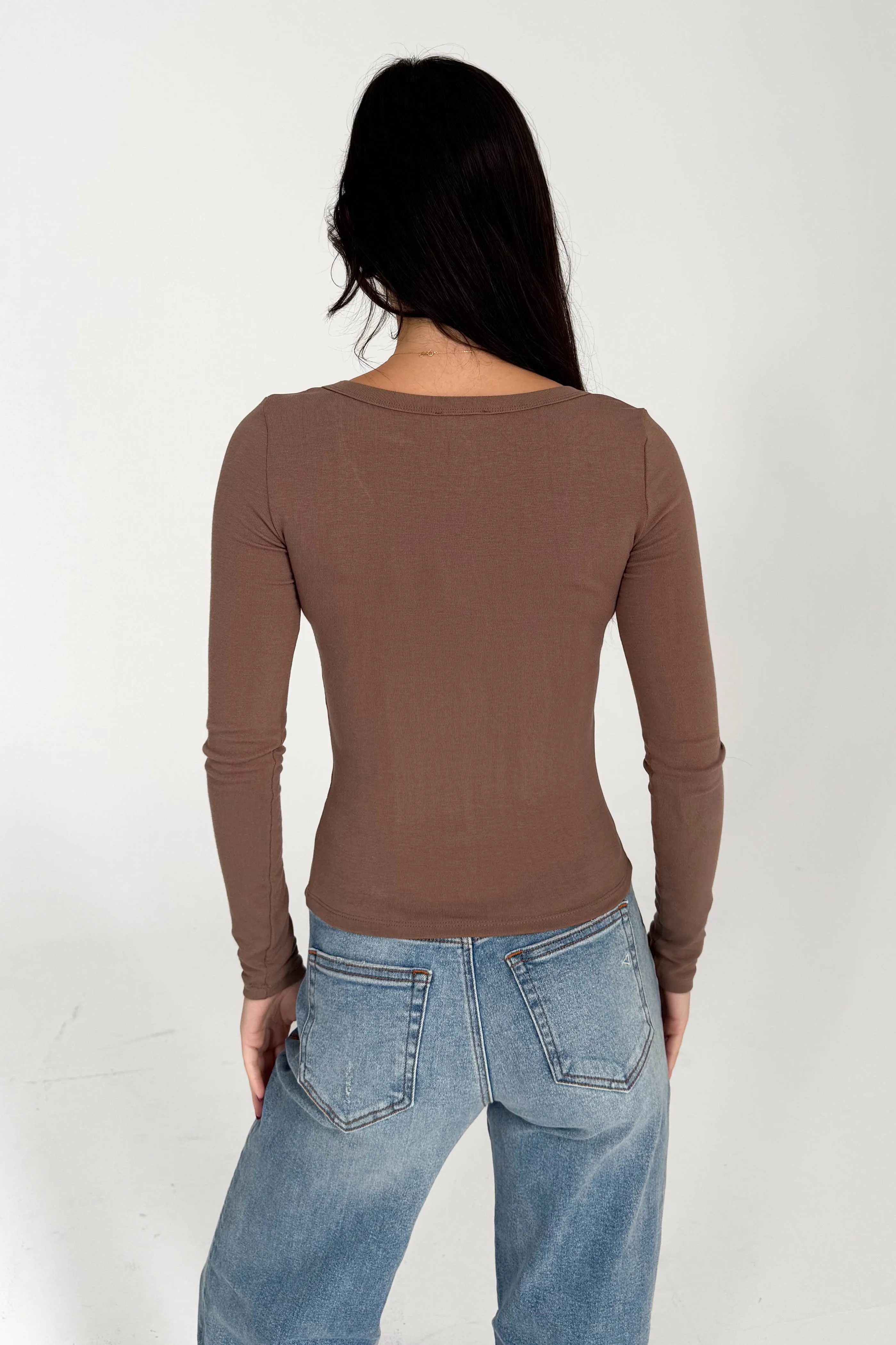 Ashley Long Sleeve in Mocha sold by Grey Bandit product image thumbnail 5