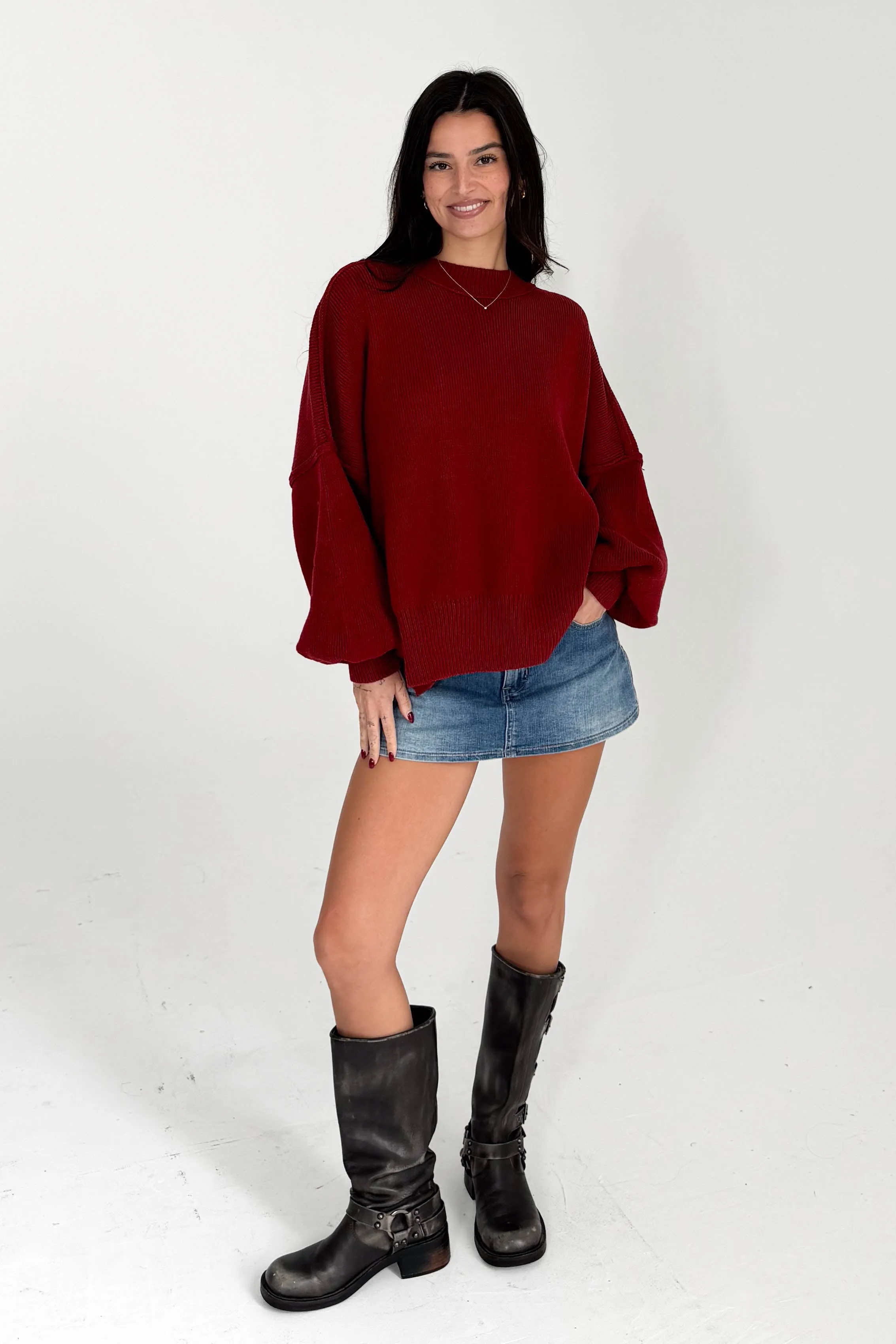 Martha Sweater in Red sold by Grey Bandit product image thumbnail 3