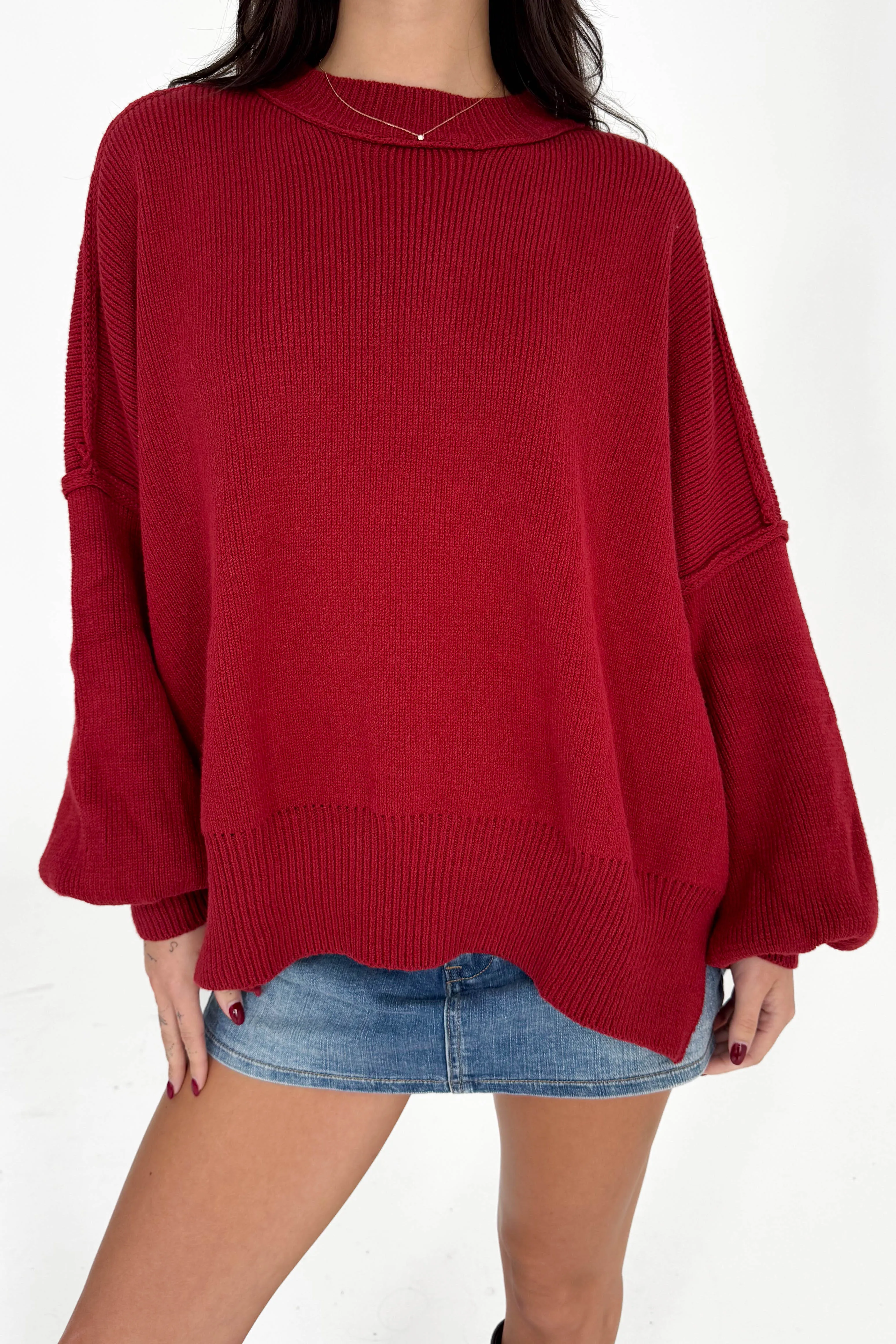 Martha Sweater in Red sold by Grey Bandit product image thumbnail 2