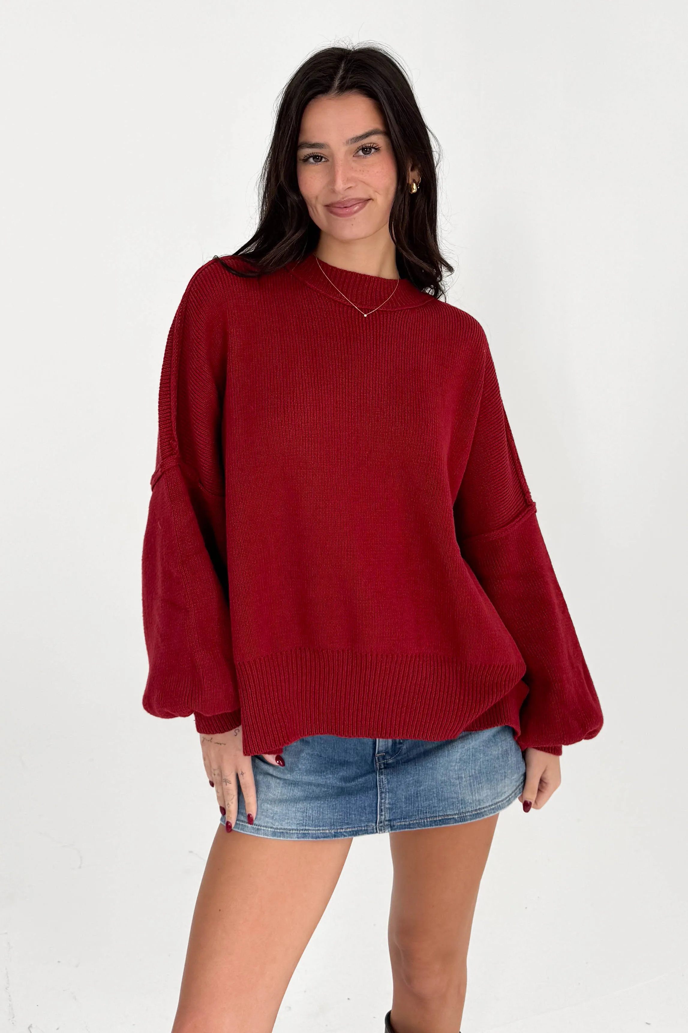 Martha Sweater in Red sold by Grey Bandit product image thumbnail 4