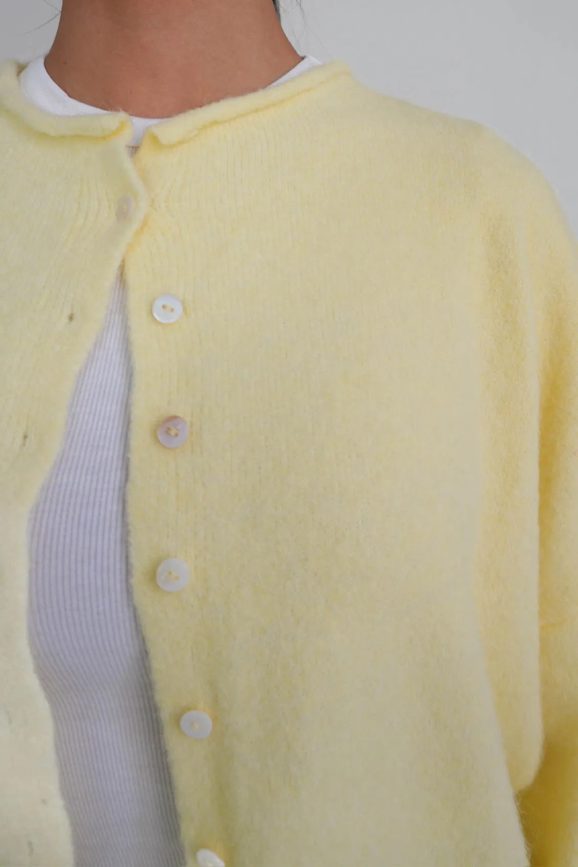 Phoebe Cardigan in Butter sold by Grey Bandit product image thumbnail 5