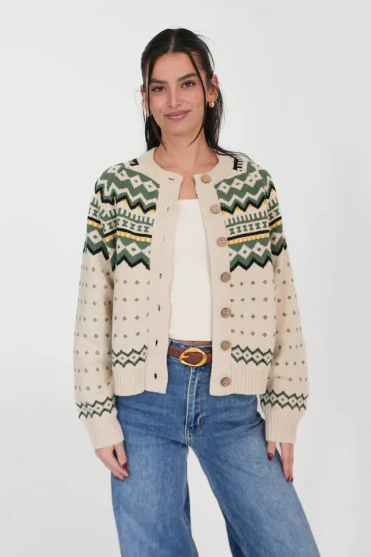 Evergreen Cardigan sold by Grey Bandit
