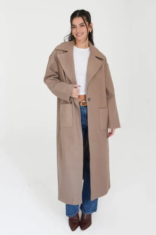 Elaine Jacket in Mocha sold by Grey Bandit
