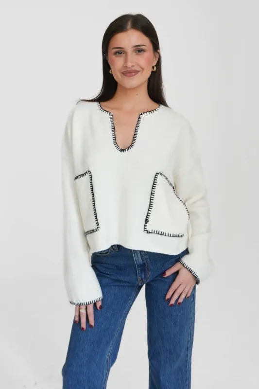 Danielle Sweater sold by Grey Bandit