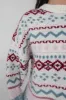 Cool Vibes Sweater in Ivory/Pink sold by Grey Bandit