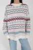 Cool Vibes Sweater in Ivory/Pink sold by Grey Bandit
