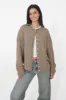 Phoebe Cardigan in Mocha sold by Grey Bandit