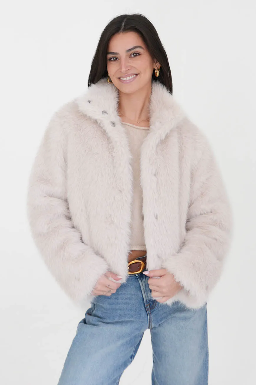 Spice it Up Faux Fur Jacket sold by Grey Bandit