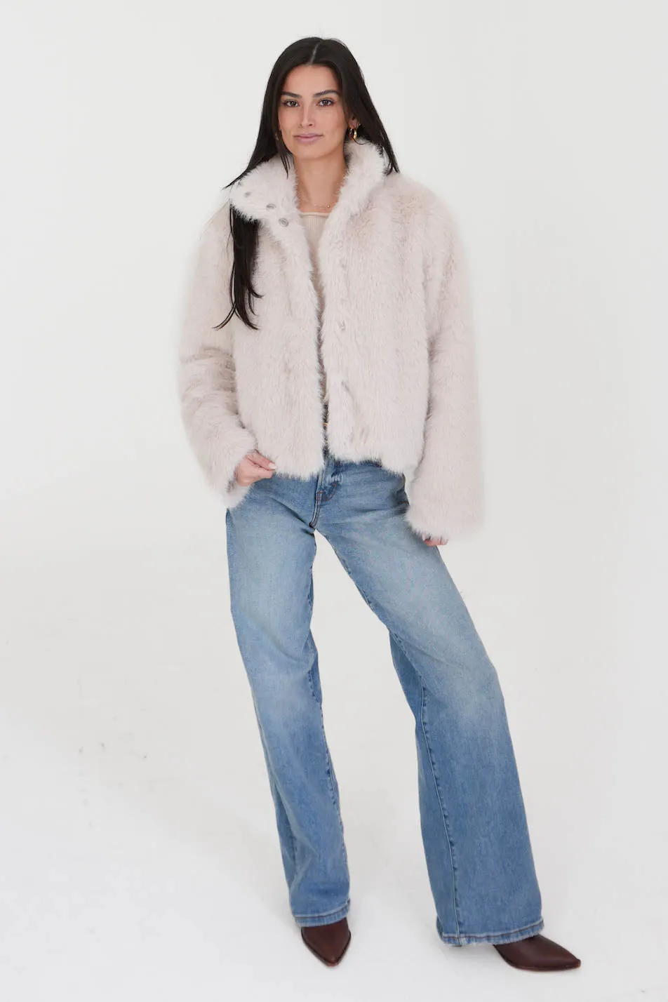 Spice it Up Faux Fur Jacket sold by Grey Bandit product image thumbnail 2