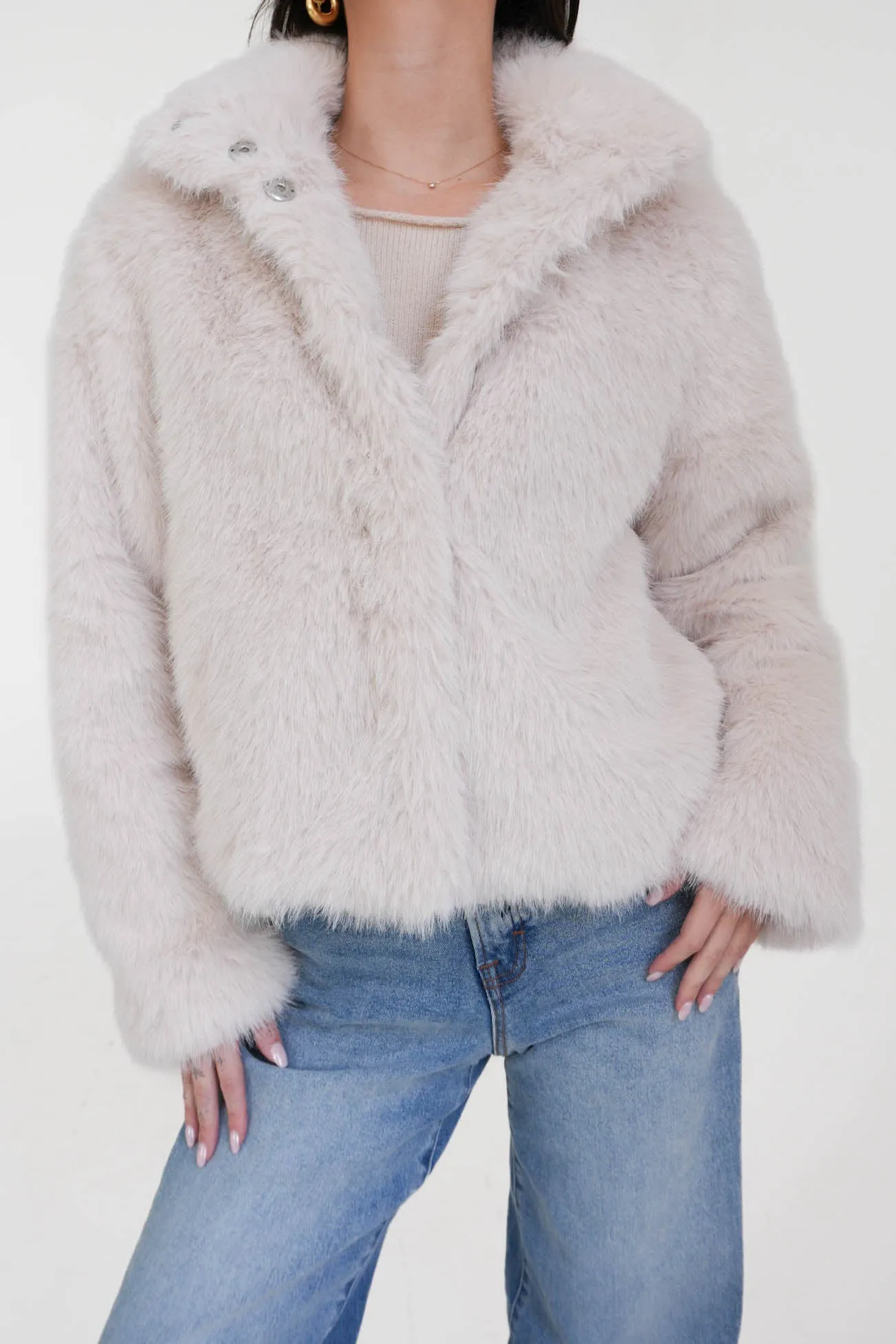Spice it Up Faux Fur Jacket sold by Grey Bandit product image thumbnail 3