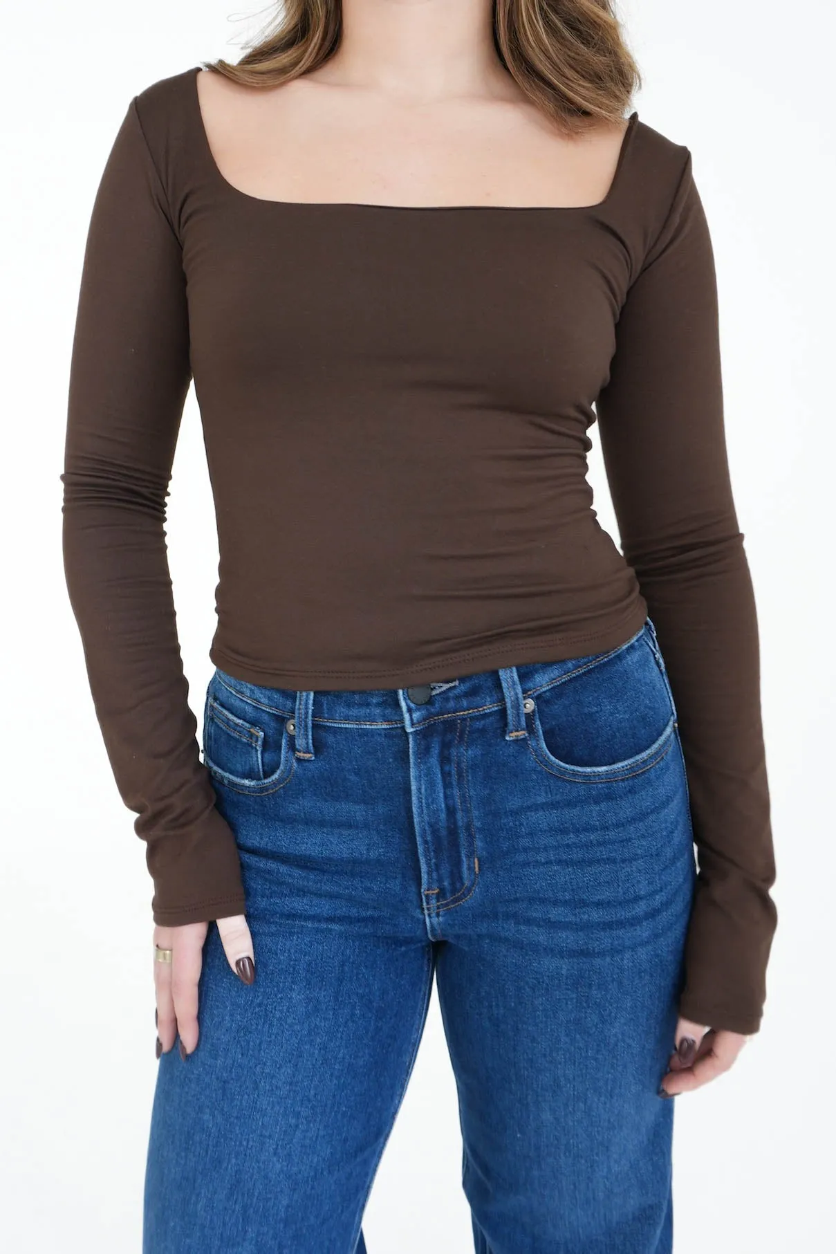 Gretchen Long Sleeve in Brown sold by Grey Bandit product image thumbnail 2