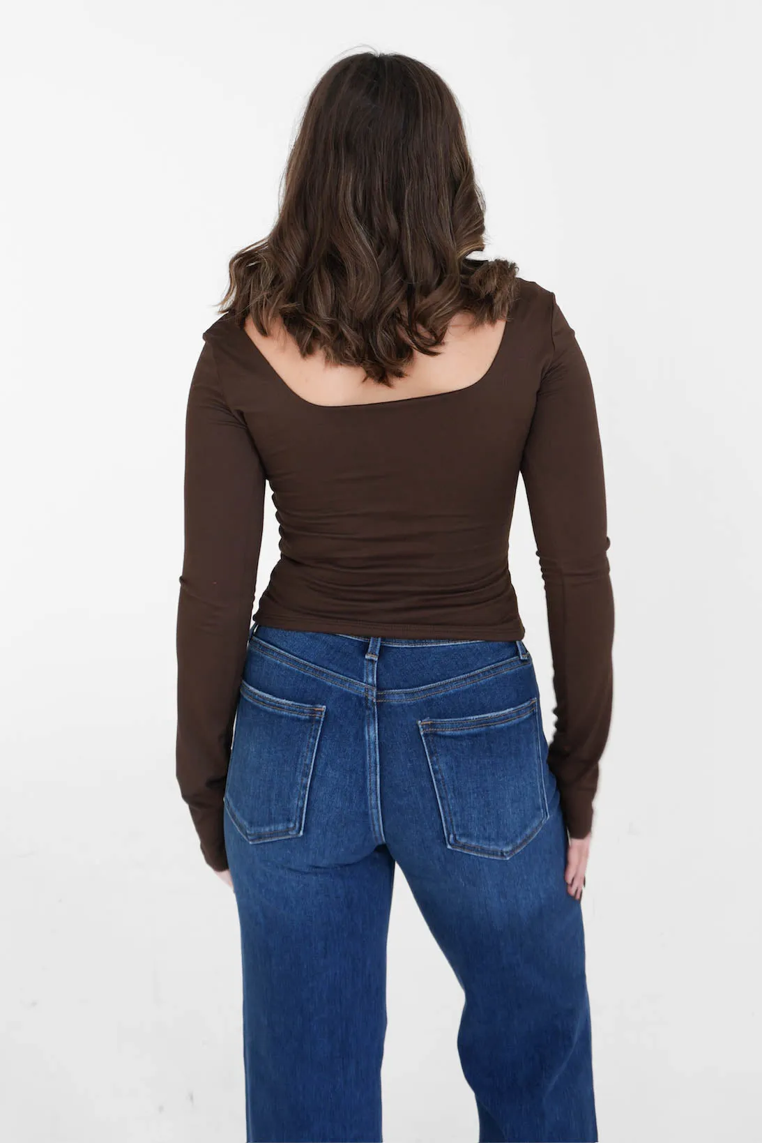 Gretchen Long Sleeve in Brown sold by Grey Bandit product image thumbnail 5
