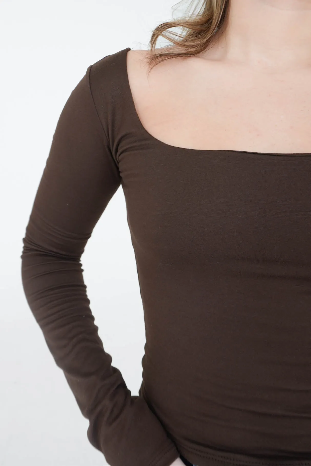 Gretchen Long Sleeve in Brown sold by Grey Bandit product image thumbnail 4