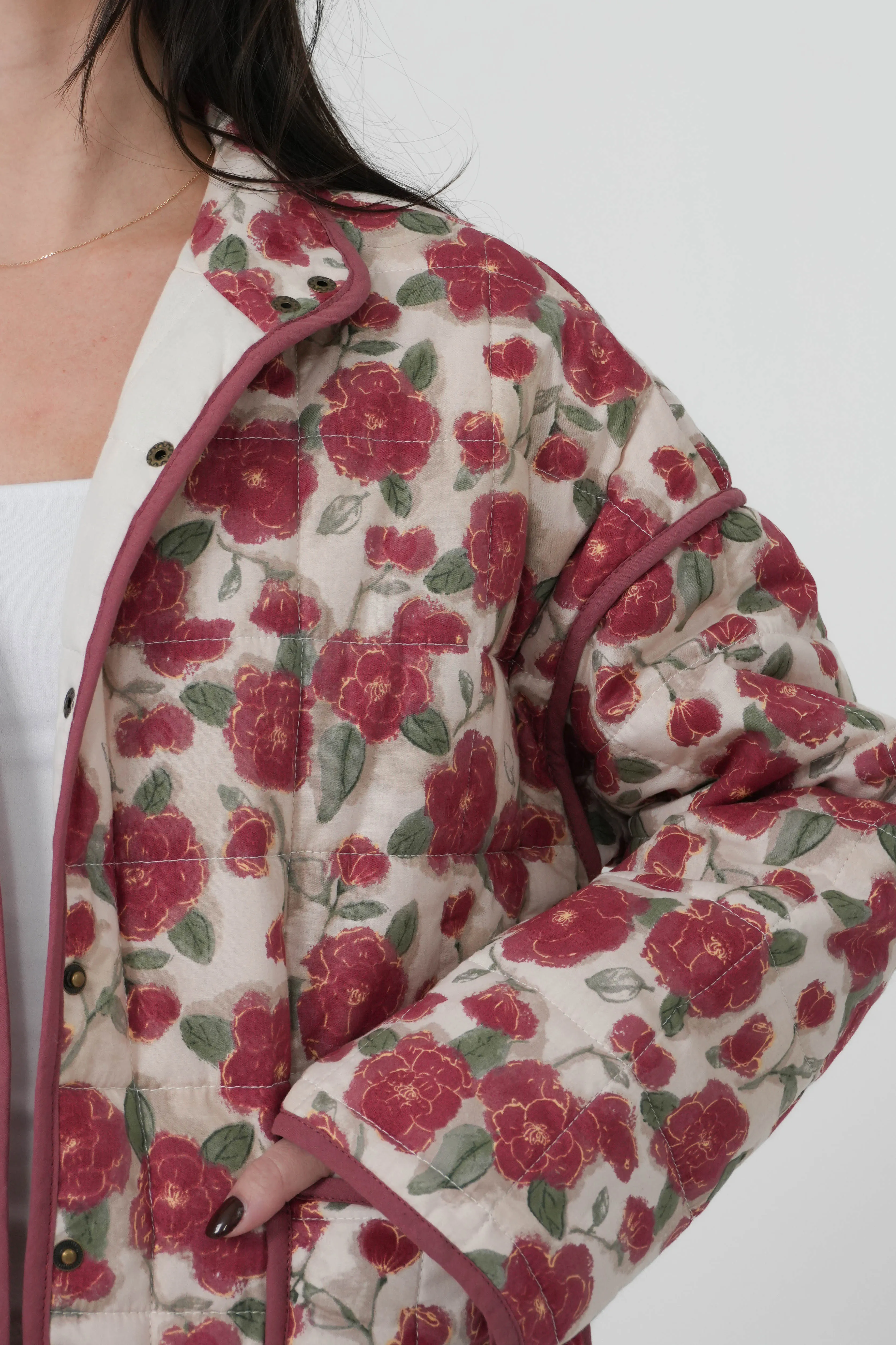 Ruth Jacket in Cherry sold by Grey Bandit product image thumbnail 5