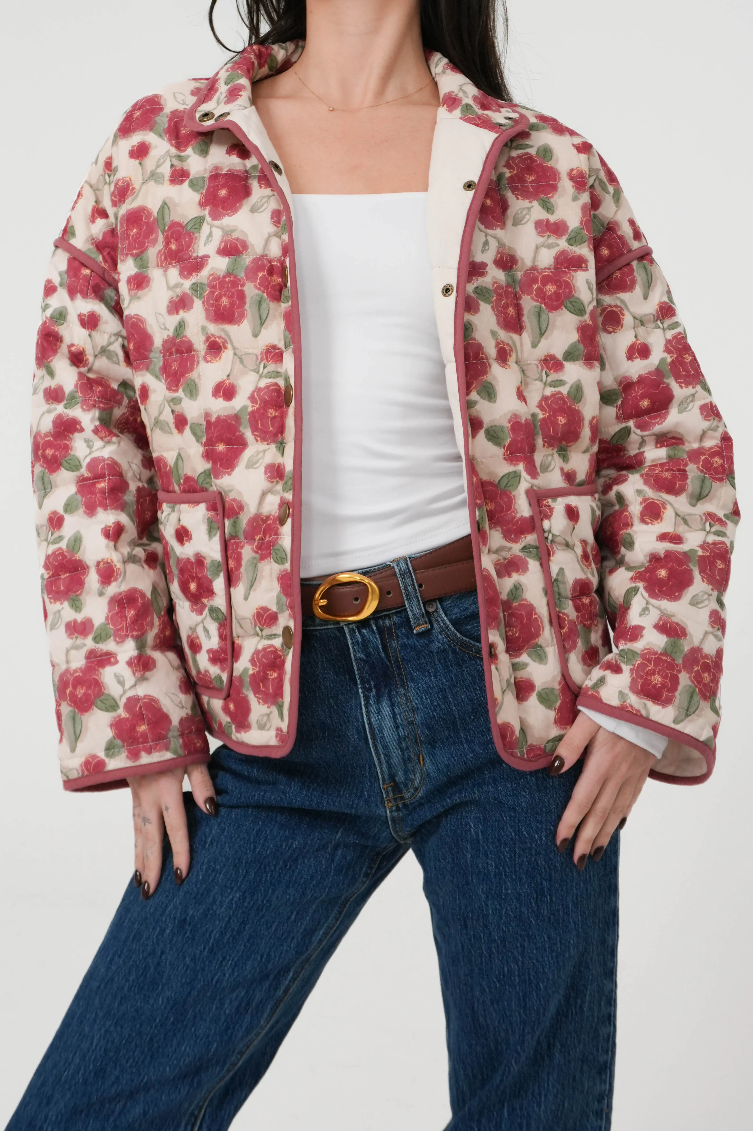 Ruth Jacket in Cherry sold by Grey Bandit product image thumbnail 4