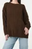 Jaden Sweater in Brown sold by Grey Bandit