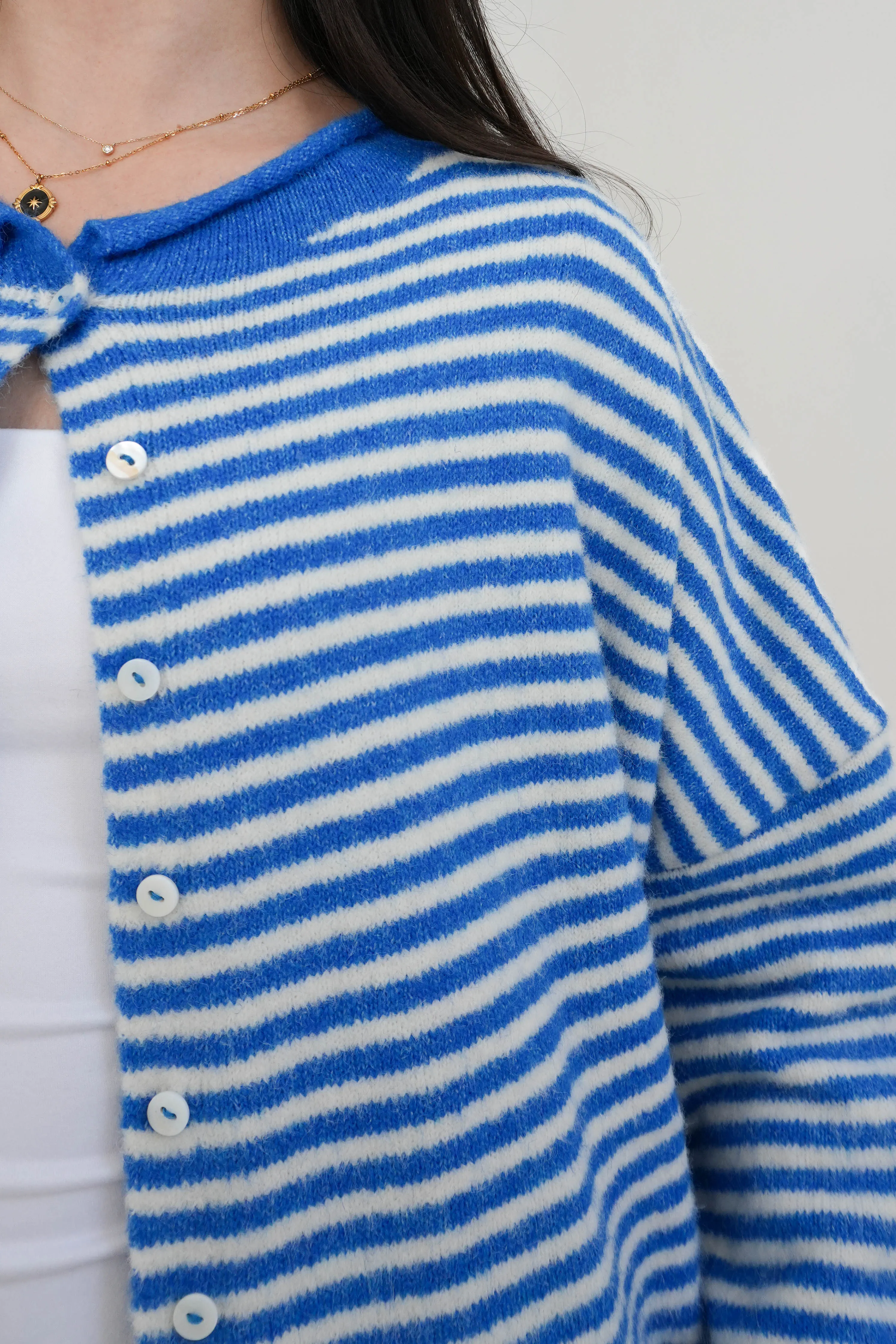 Phoebe Cardigan in Blue sold by Grey Bandit product image thumbnail 4