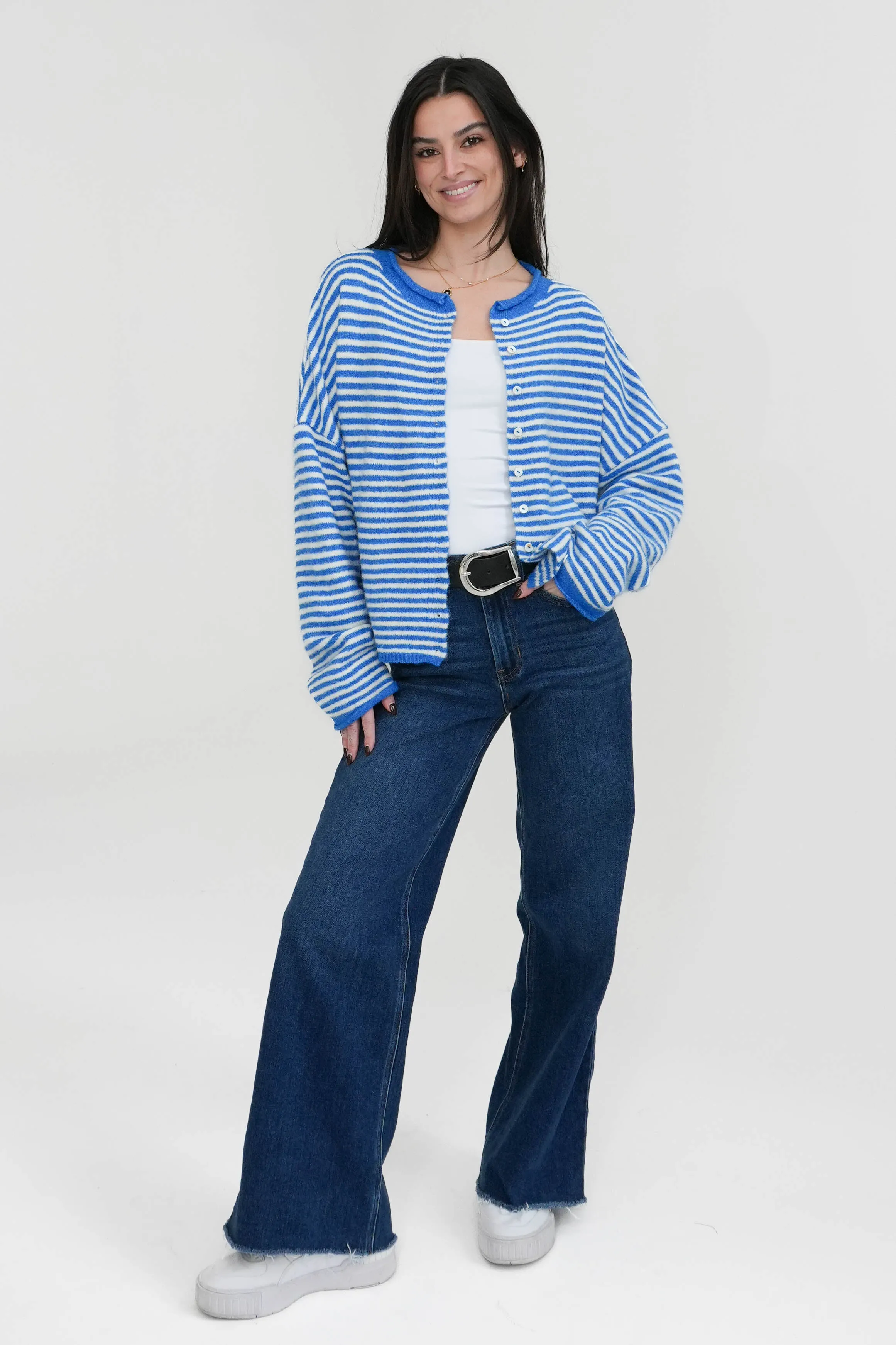 Phoebe Cardigan in Blue sold by Grey Bandit product image thumbnail 2