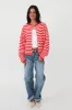 Phoebe Cardigan in Pink/Red Stripe sold by Grey Bandit