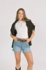 Mira Shorts in Medium Denim sold by Grey Bandit