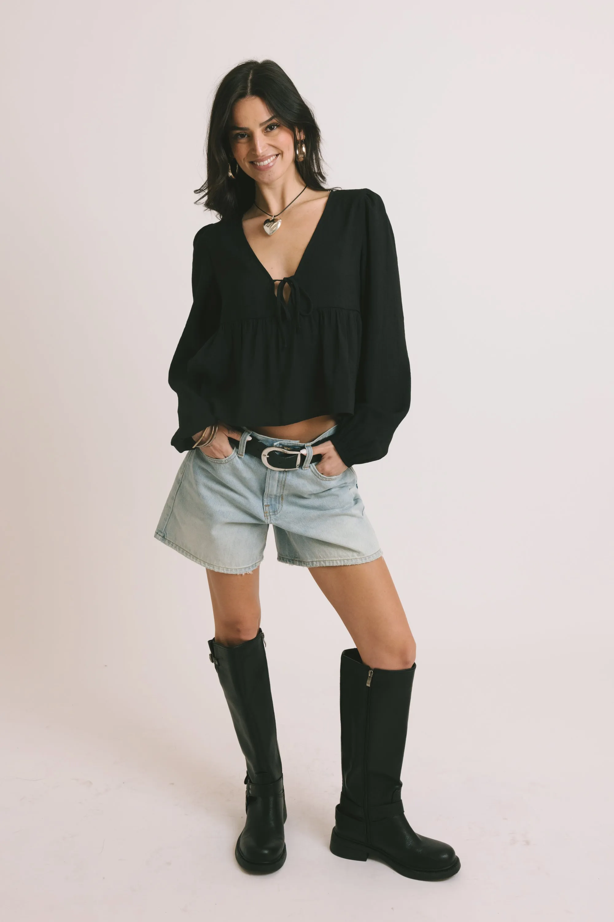 Preston Shorts in Light Wash sold by Grey Bandit product image thumbnail 4