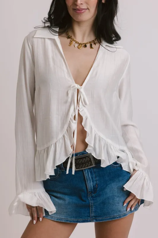 Bali Top in White sold by Grey Bandit