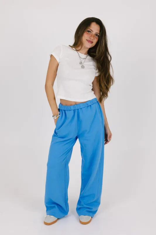 Morning Haze Sweatpants in Blue sold by Grey Bandit
