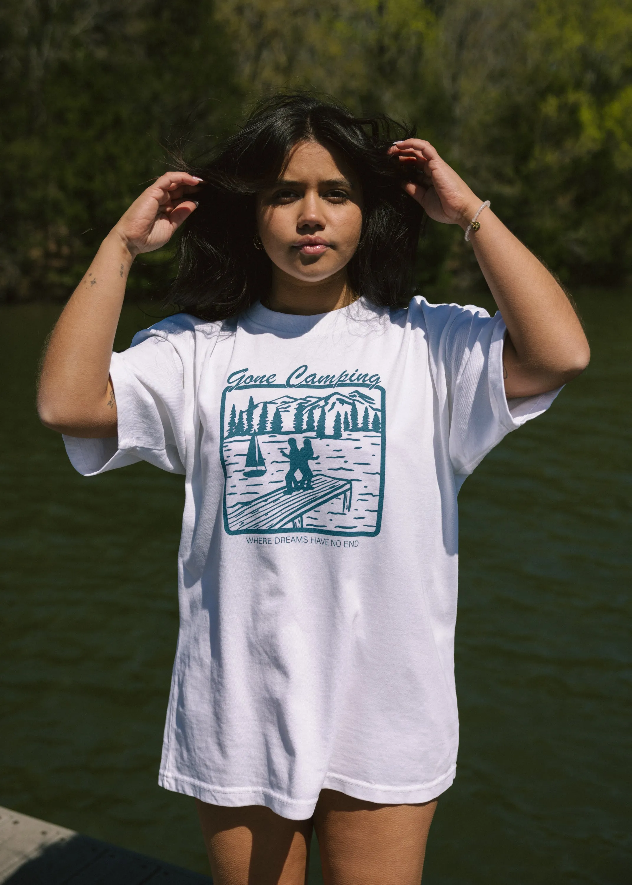 Gone Camping Tee sold by Grey Bandit product image thumbnail 4