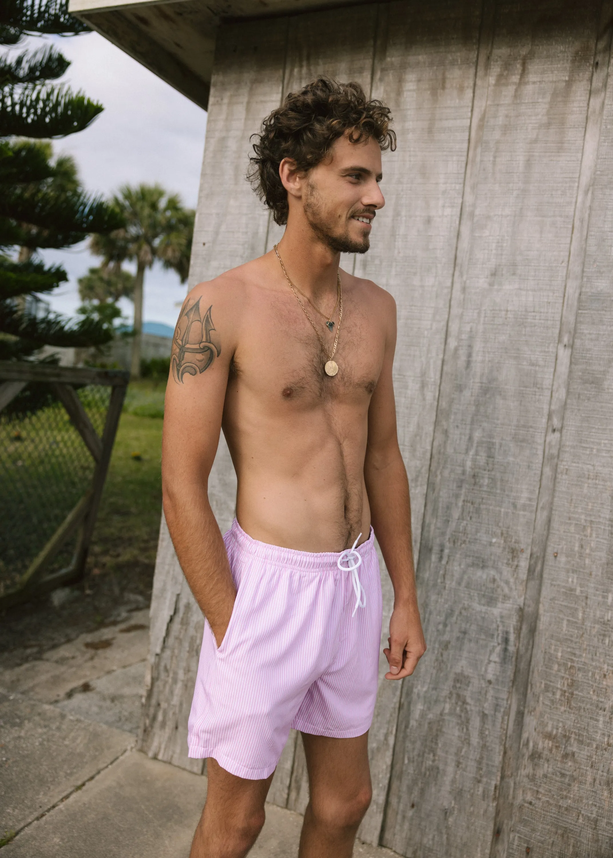 Annie Pink Swim Trunk sold by Grey Bandit product image thumbnail 3