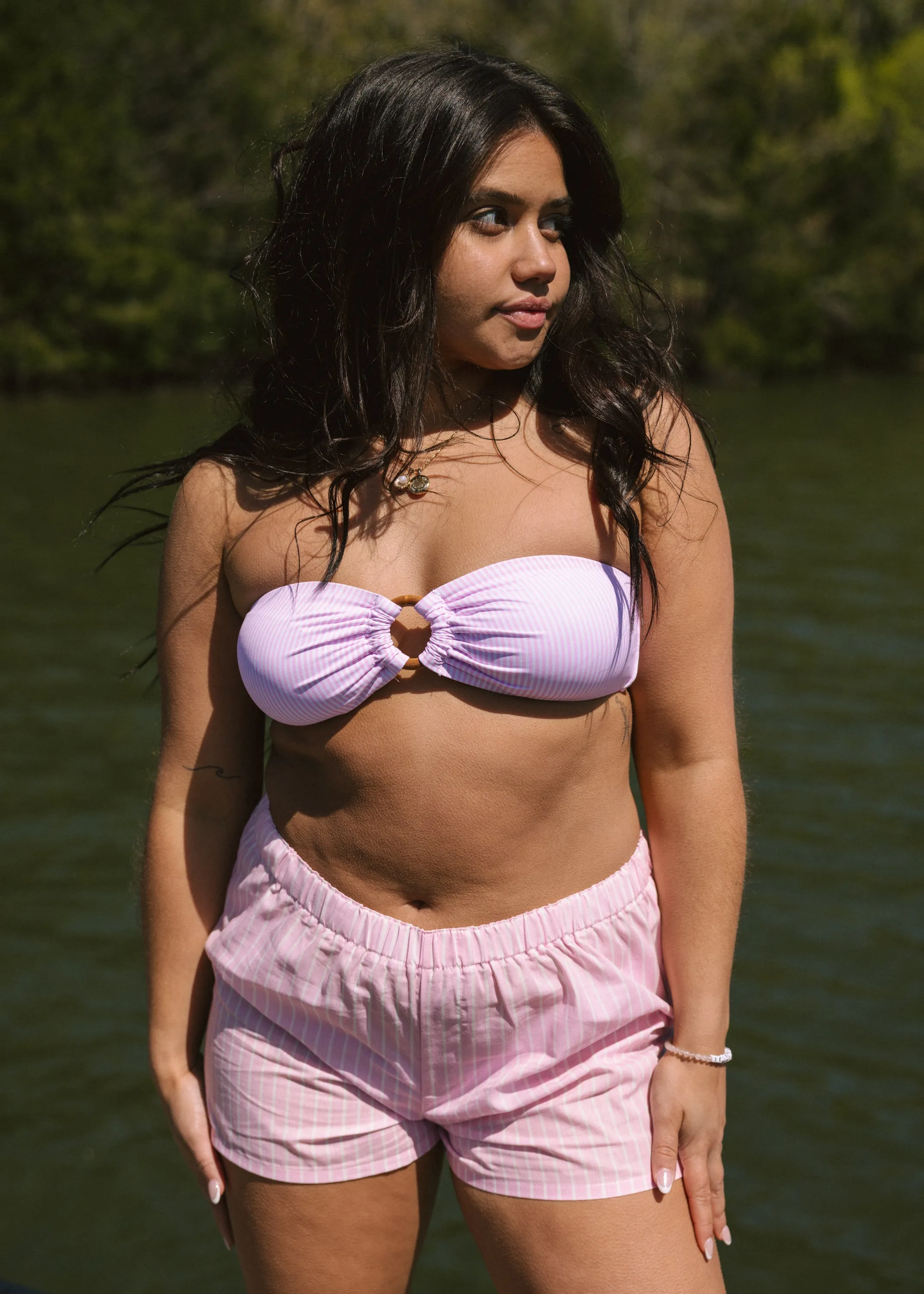 Annie Pink Bandeau Top sold by Grey Bandit product image thumbnail 5