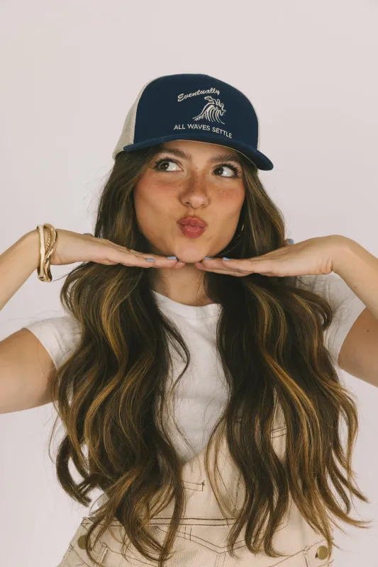 Mental Health Awareness Navy Trucker Hat sold by Grey Bandit