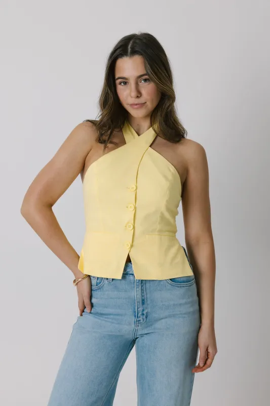 Into You Top in Yellow sold by Grey Bandit
