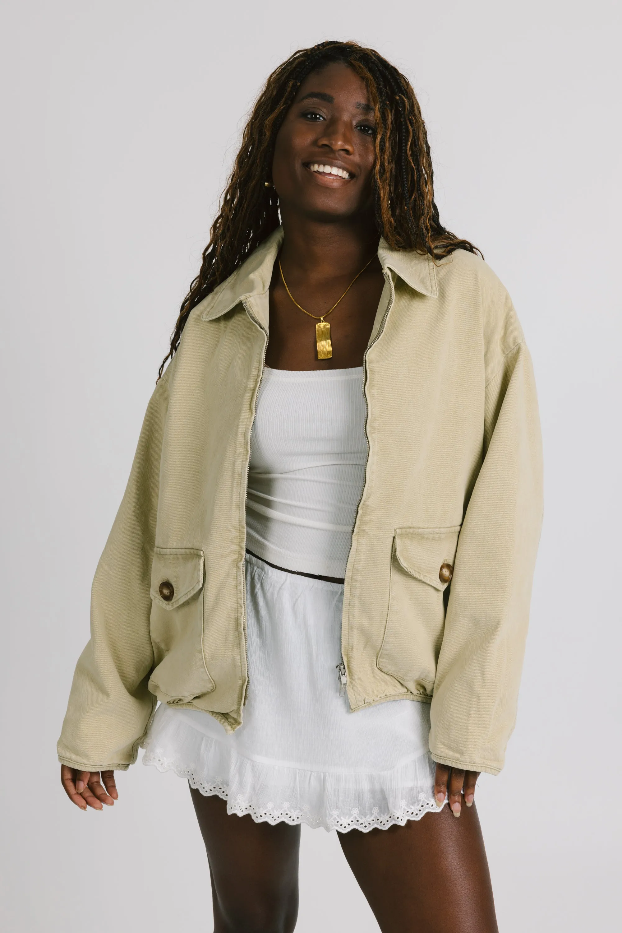 Erica Jacket in Sand sold by Grey Bandit product image thumbnail 2