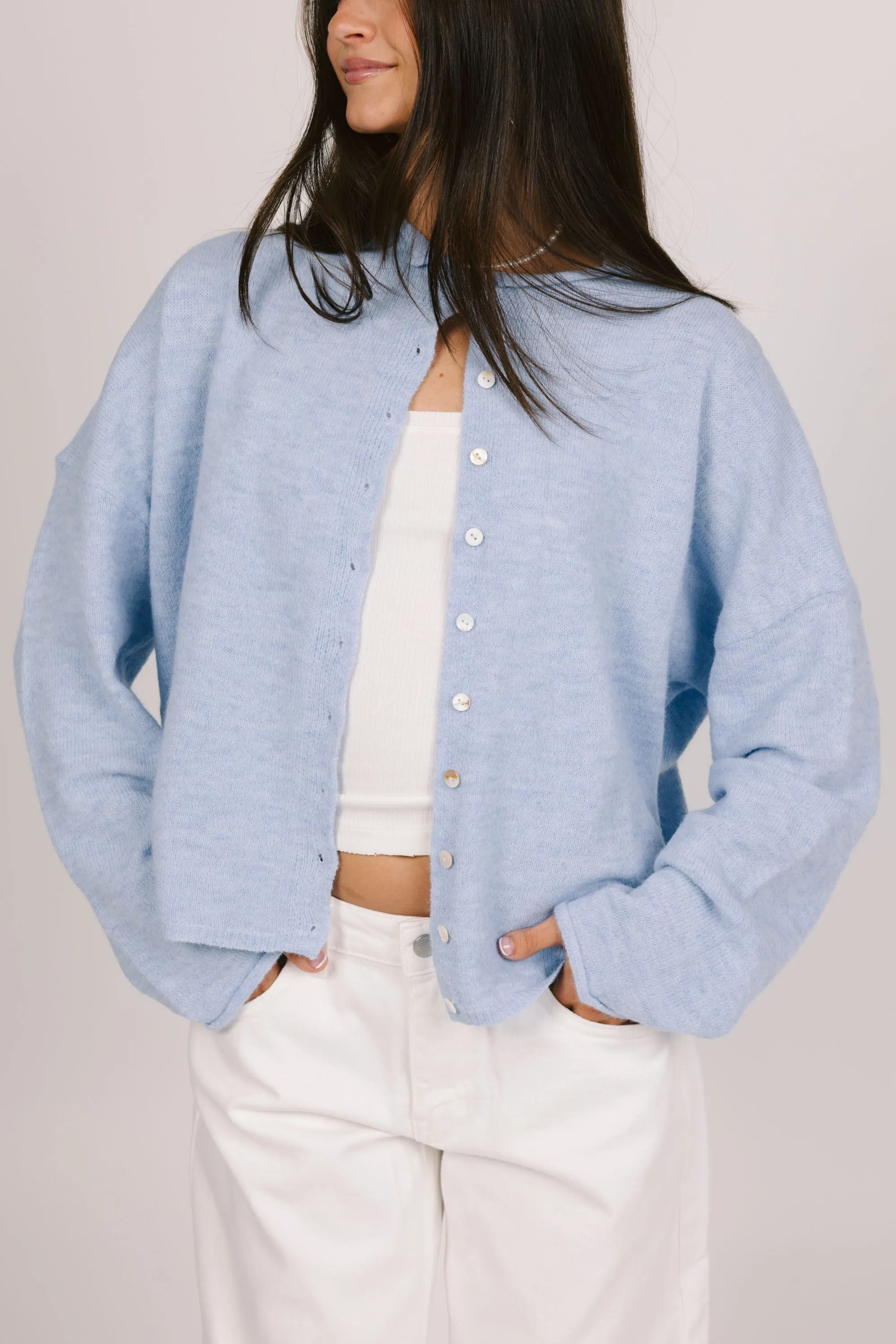 Phoebe Cardigan in Sky Blue sold by Grey Bandit product image thumbnail 4