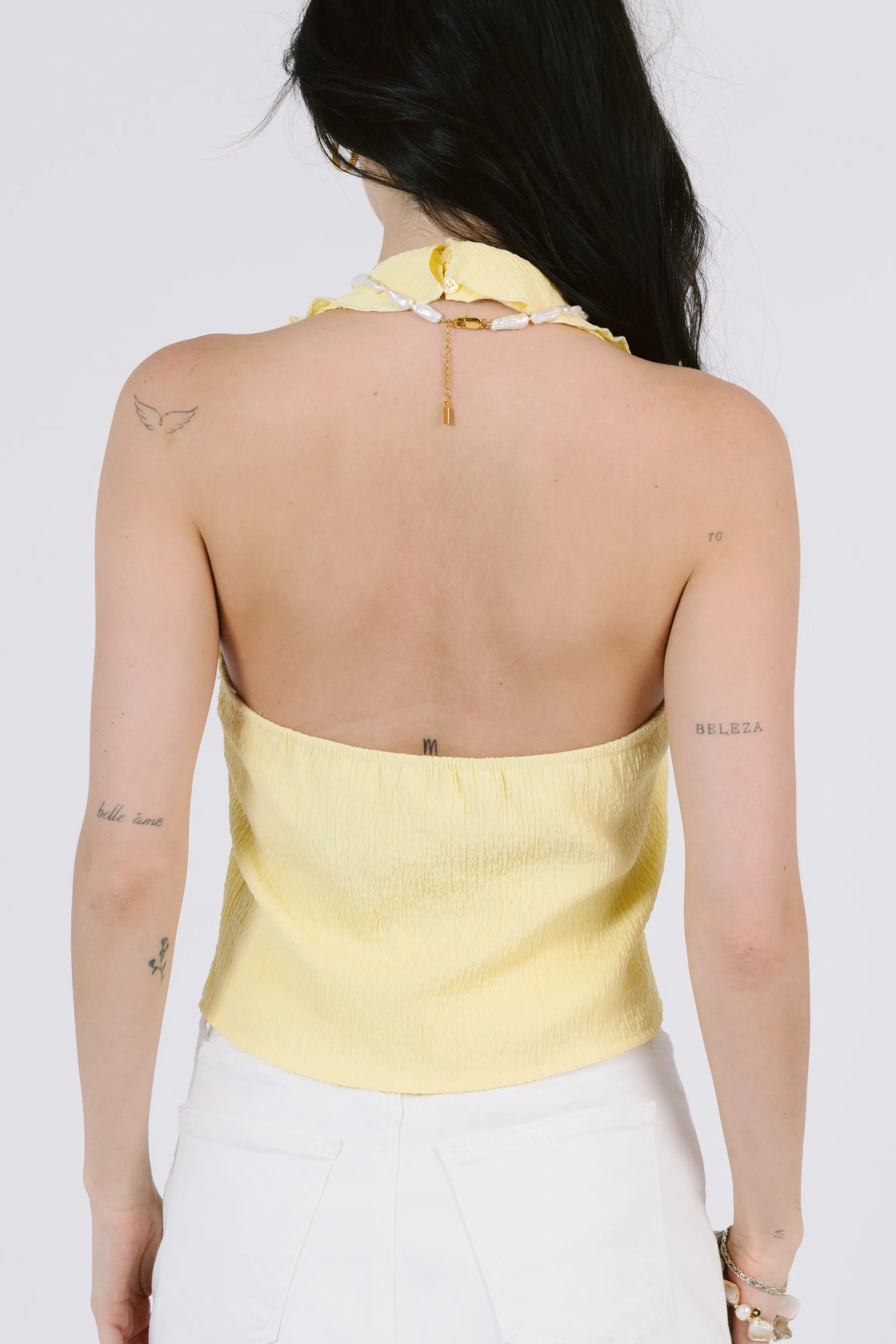 Colette Top in Yellow sold by Grey Bandit product image thumbnail 5