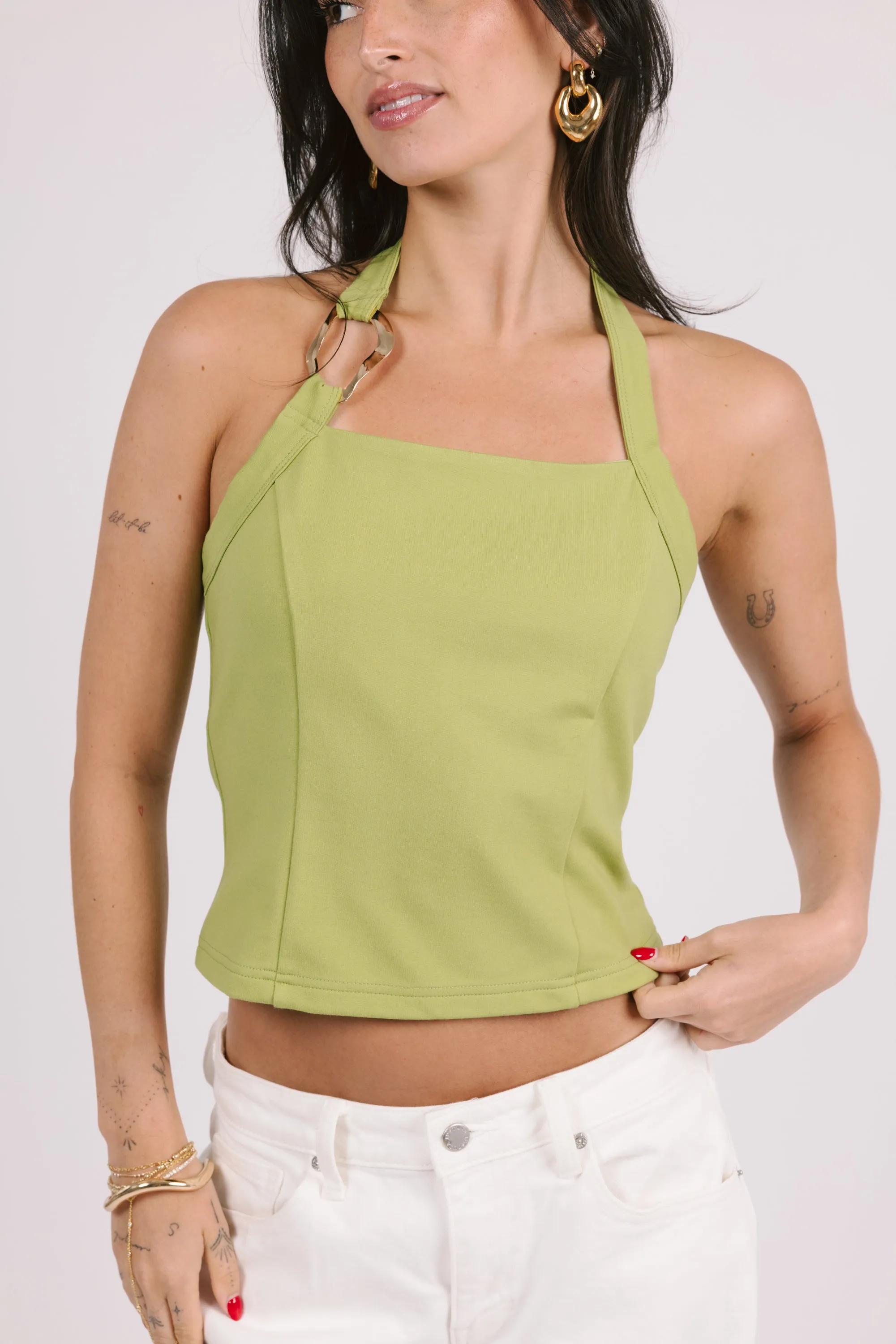 Inez Top in Green sold by Grey Bandit product image thumbnail 2