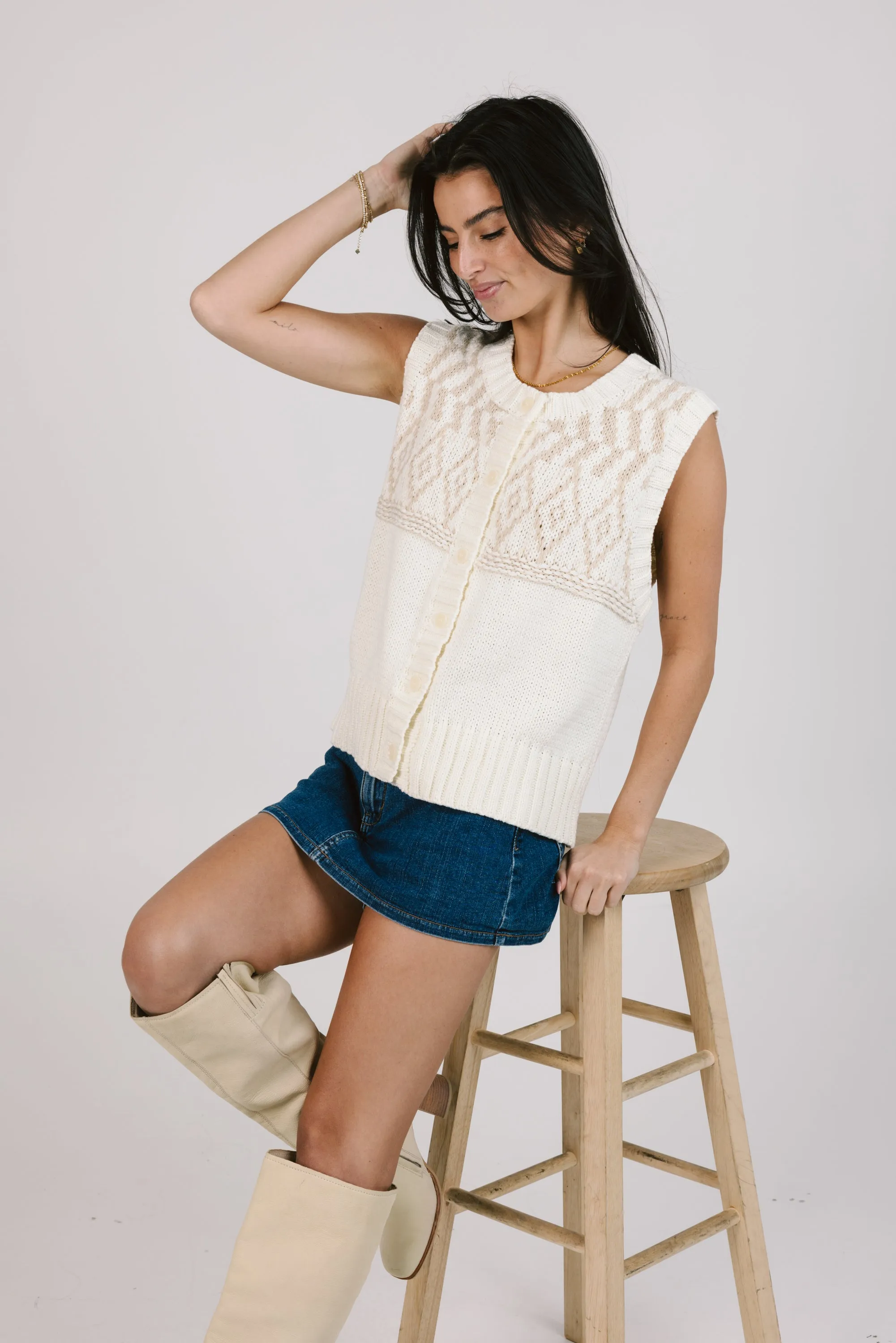Illy Top in Oatmeal sold by Grey Bandit product image thumbnail 4