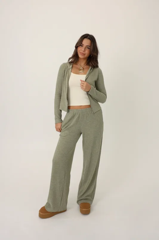 Sunday Morning Pants in Sage sold by Grey Bandit