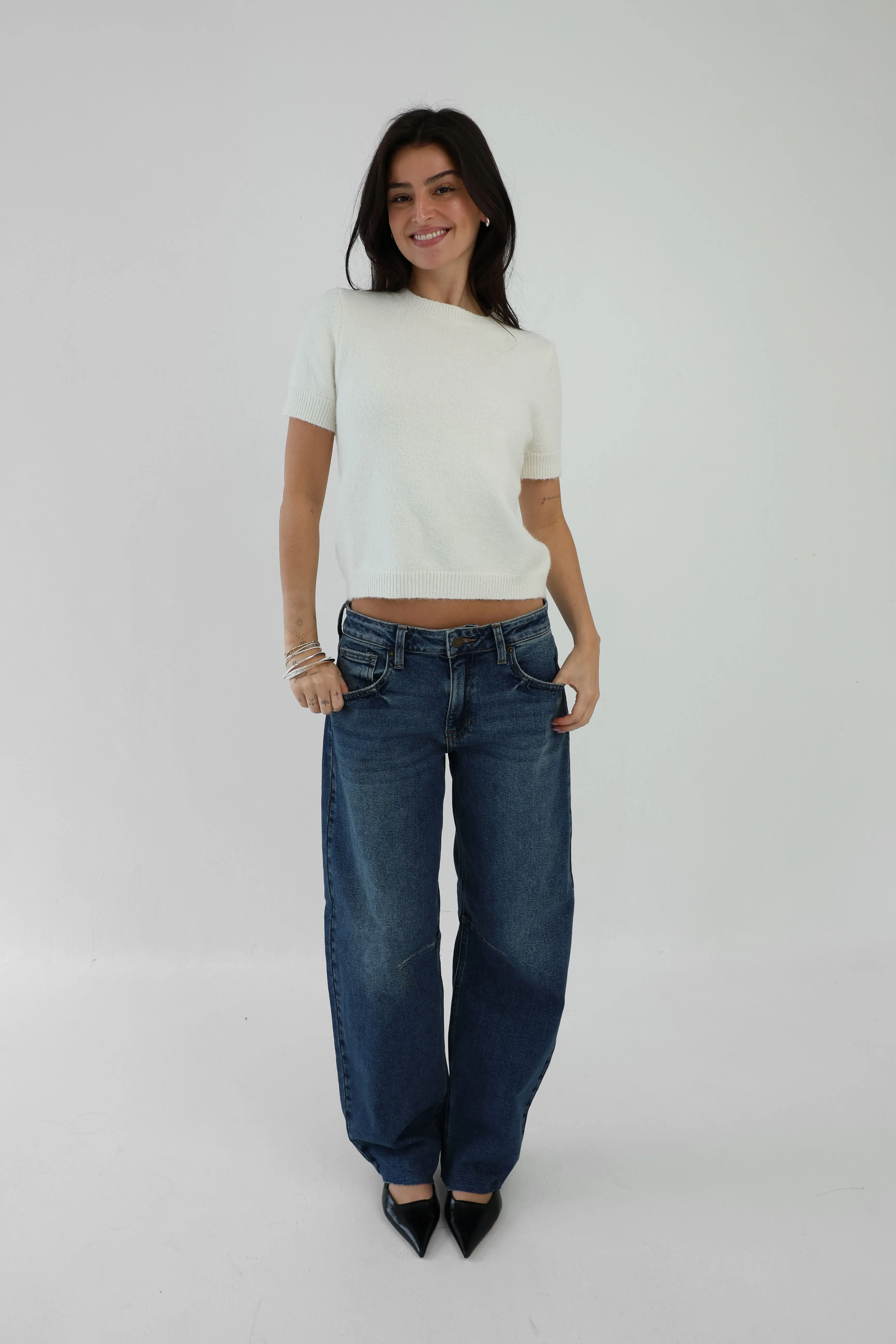 Rae Jeans in Dark Wash sold by Grey Bandit